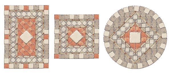 Три формы: квадрат, прямоугольник, круг